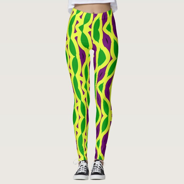 Leggings "Ratti_Creative_Arts" de abstrato multico (Frente)