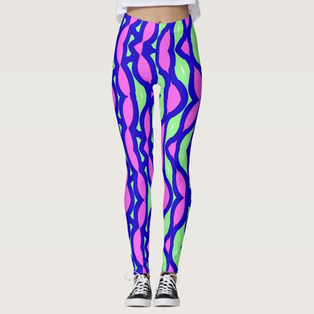 Leggings "Ratti_Creative_Arts" de abstrato multico (Frente)