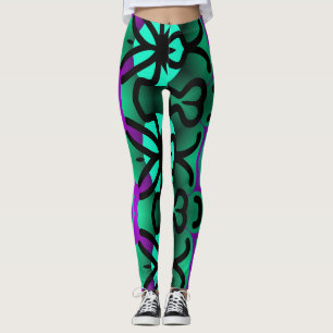 Leggings "Ratti_Creative_Arts" de abstrato multico