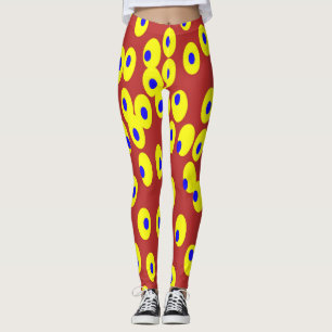 Leggings "Ratti_Creative_Arts" de abstrato multico