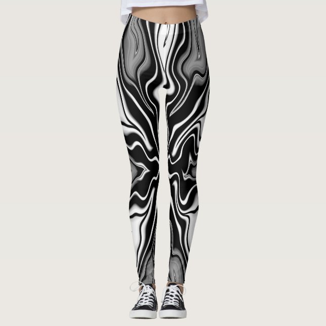 Leggings "Ratti_Creative_Arts" de entalhe fraco (Frente)