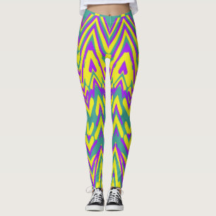 Leggings "Ratti_Creative_Arts" de Multicor Chavron