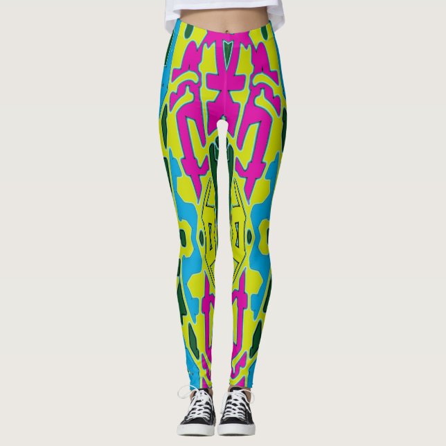 Leggings "Ratti_Creative_Arts" de multicores inint (Frente)
