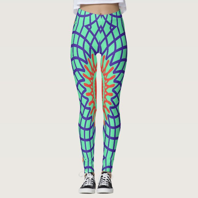 Leggings "Ratti_Creative_Arts" de multicores vibra (Frente)