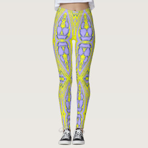 Leggings "Ratti_Creative_Arts" de textura multicol