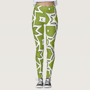 Leggings "Ratti_Creative_Arts" de um abstrato eleg