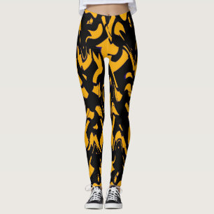 Leggings "Ratti_Creative_Arts" do abstrato de tend