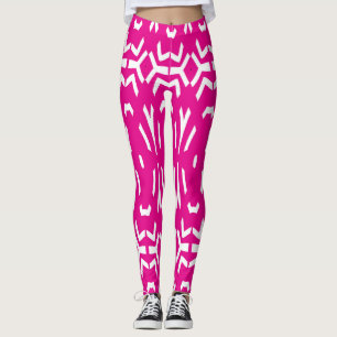 Leggings "Ratti_Creative_Arts" elegantes, cor-de-r