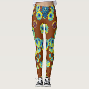Leggings "Ratti_Creative_Arts" florais vintage