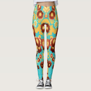 Leggings "Ratti_Creative_Arts" florais vintage