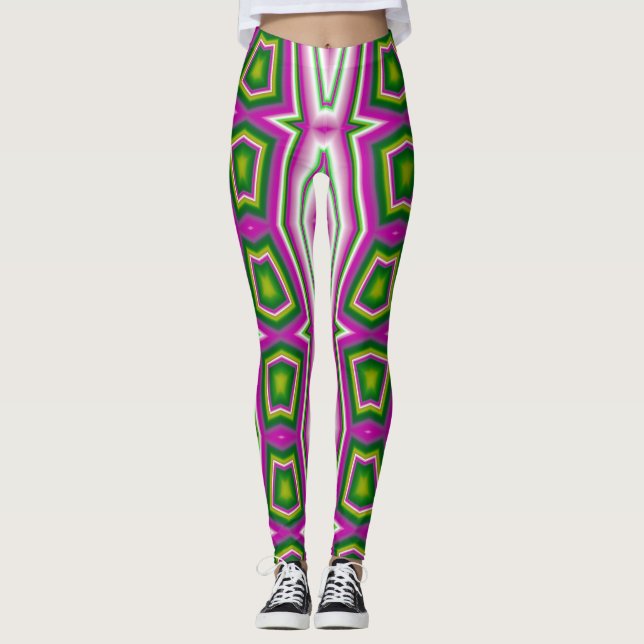 Leggings "Ratti_Creative_Arts" geométricas de mult (Frente)