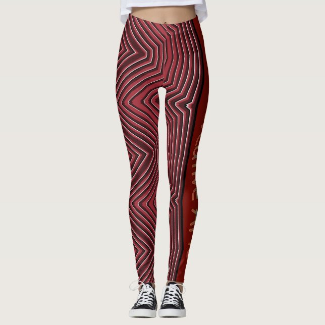 Leggings "Ratti_Creative_Arts" magenta (Frente)