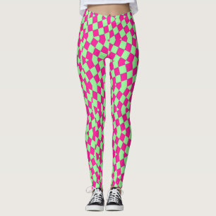 Leggings "Ratti_Creative_Arts" rosa e verde