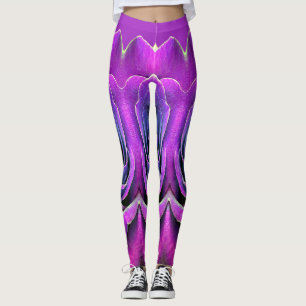 Leggings "Ratti_Creative_Arts" texturizadas cor-de
