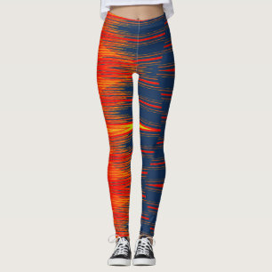 Leggings "Ratti_Creative_Arts" vibrantes modernas