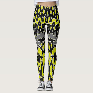 Leggings "Ratti_Creative_Arts" vibrantes modernas
