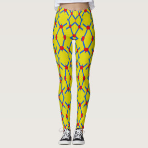 Leggings "Ratti_Creative_Arts" vibrantes modernas