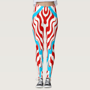 Leggings "Ratti_Creative_Arts" vibrantes modernas