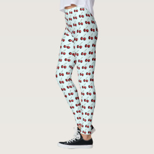 Leggings Red Cherries - Escolha a cor