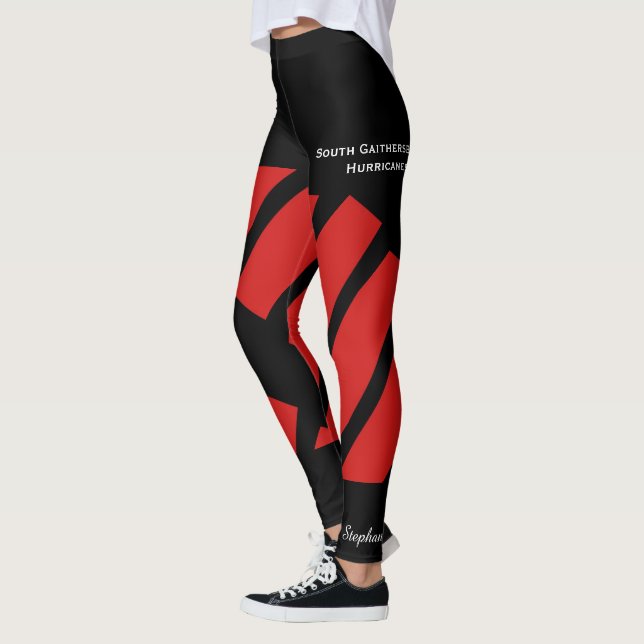 Leggings Red Team/Club com Shorts Falso (Esquerda)