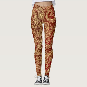 Leggings Redemoinhos Dourados