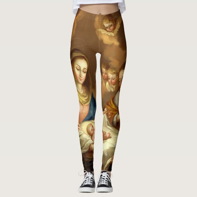Leggings religiosas de "La Natividad" (Frente)
