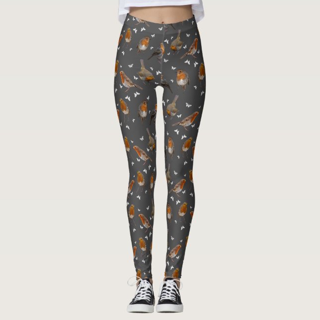 Leggings Robin Party (Cinza Escuro) (Frente)