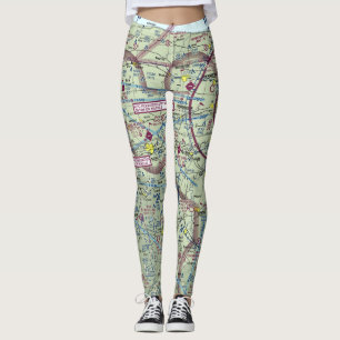 Leggings Rochester NY Aviation Map Preço de venda