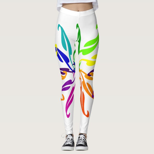 Leggings - Roda Colorido Folheto (Frente)