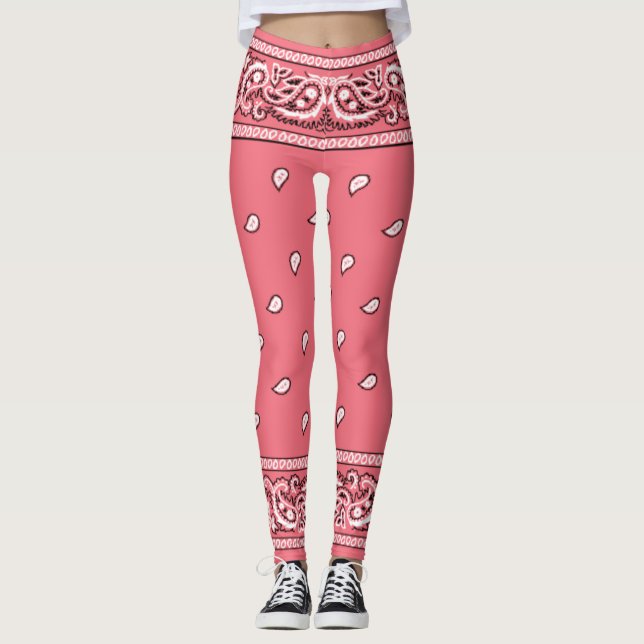 Leggings Rosa Bandana (Frente)