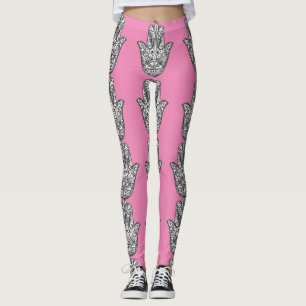 Leggings rosa do Hamsa