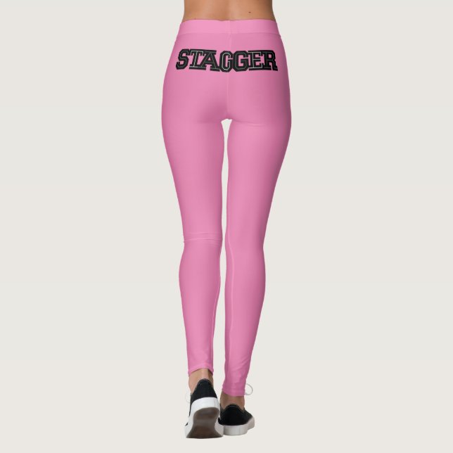 Leggings rosa femininas (Verso)