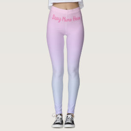 Leggings rosa personalizáveis para maricas de mofo