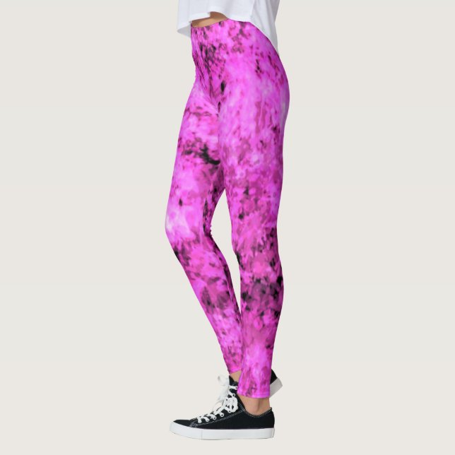 Leggings rosa-quente (Esquerda)