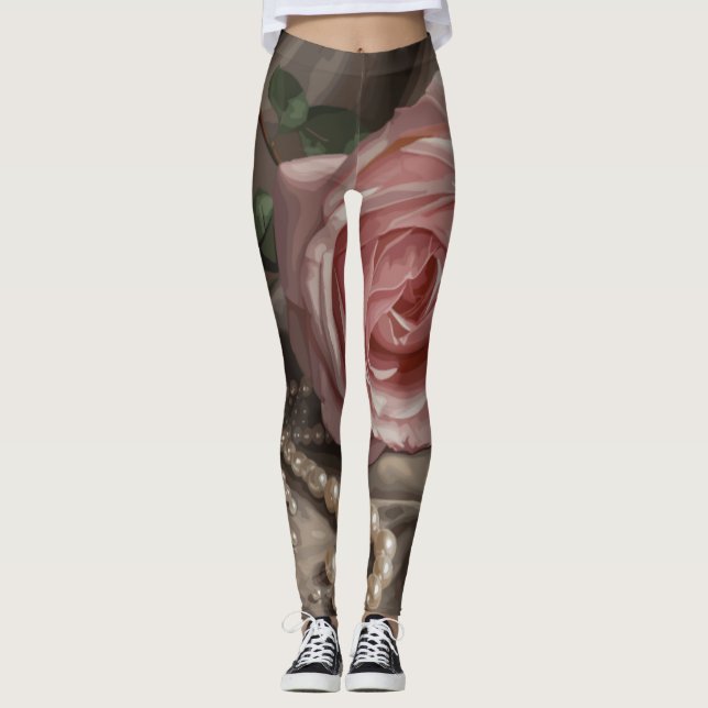 Leggings Rosa Silken (Frente)