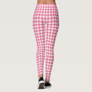 Leggings Rosa Xadrez Retro