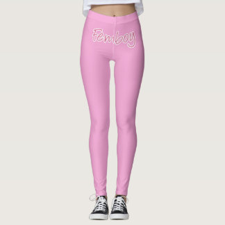 Leggings rosadas de molho e molho