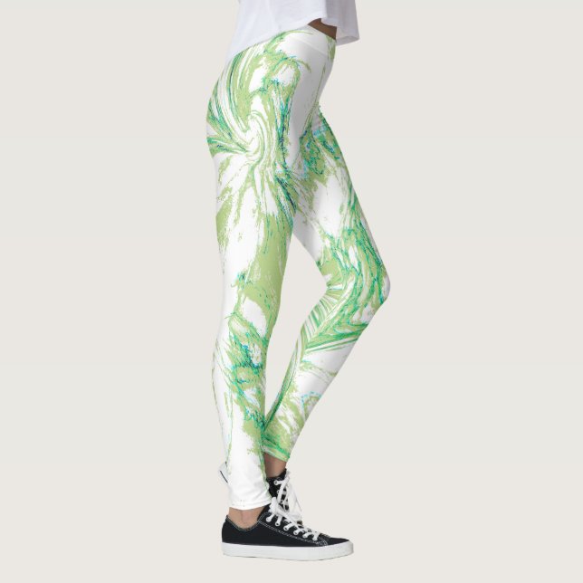 Leggings roscadas verdes (Direita)