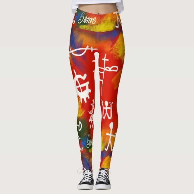 Leggings samisk inspiração! (Frente)