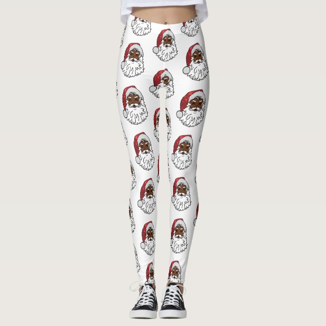 leggings santa pretas (Frente)