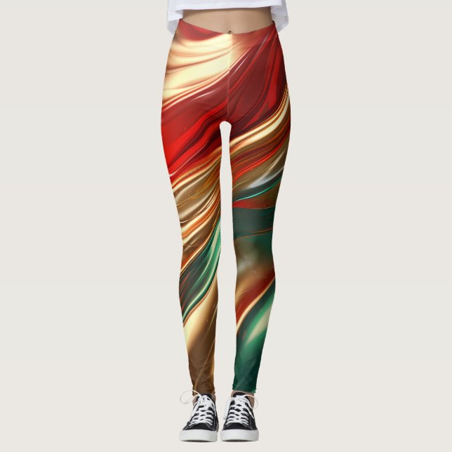 Leggings Satin de Natal - Bonito (Frente)
