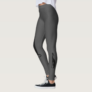 Leggings Sentadas de Greyhound - Cinzas Escuras
