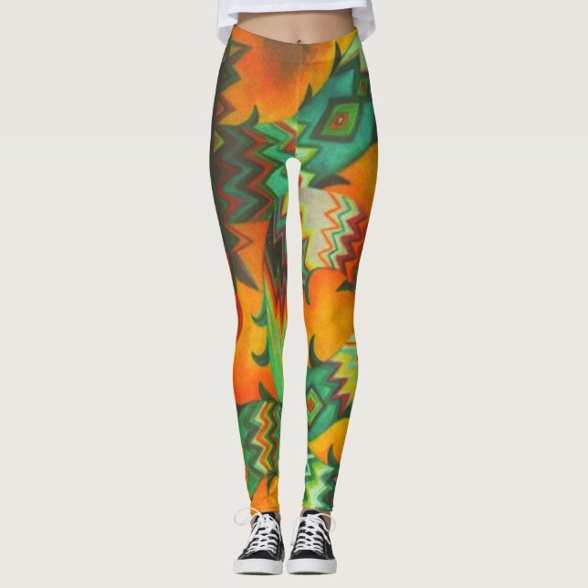 Leggings Serpentes Fiery (Frente)