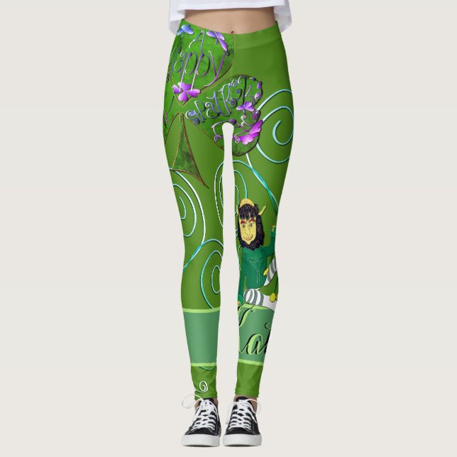 Leggings Shamrock duende (Frente)