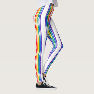 Leggings simples do arco-íris por Gay mês