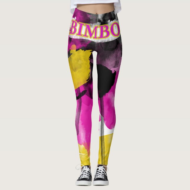 Leggings Sissy de Luxury Pink Bimbo (Frente)