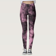Leggings Spandex texturizadas com tons de rosa