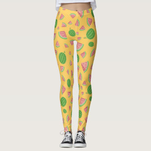 Leggings Suculentas de Melancia de Verão