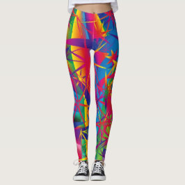 Leggings Super Star - Cores Brilhantes - Yoga