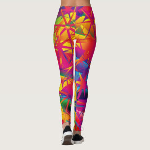 Leggings Super Star - Cores Brilhantes - Yoga